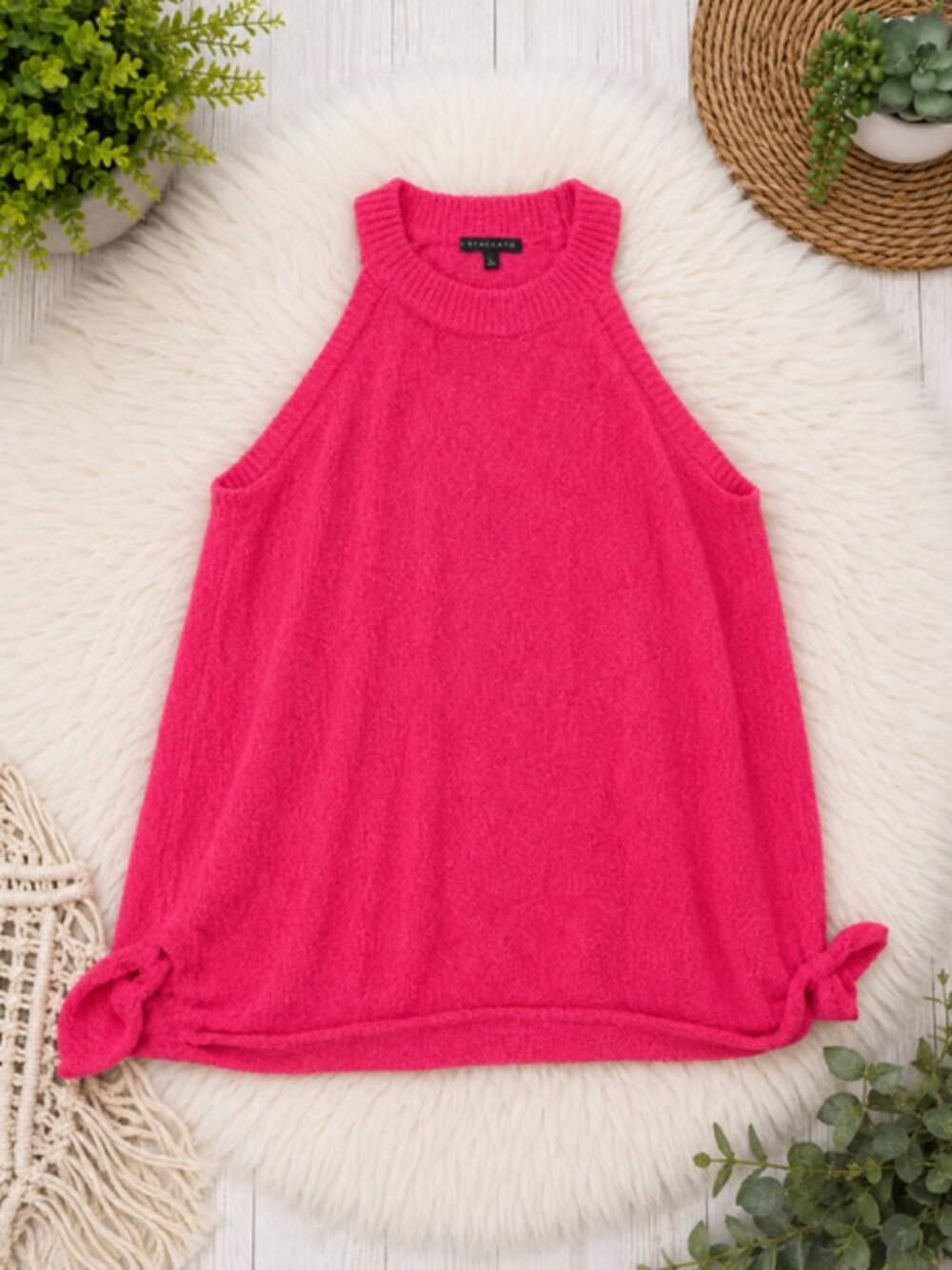 Staccato Sleeveless Sweater Tank – Women’s Large 💖